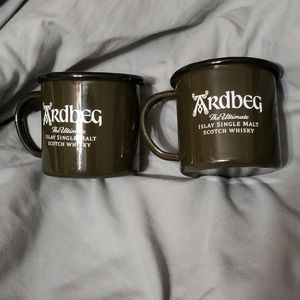 2 Ardbeg metal mugs
